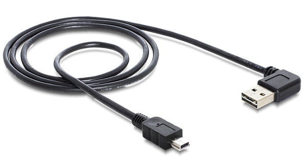 DeLOCK 2m USB 2.0 A - miniUSB m/m USB-kabel USB A Mini-USB A Sort