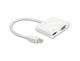 Prokord MDP12-HV videokabel adapter Mini DisplayPort HDMI + VGA (D-Sub) Hvid