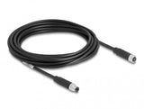 DeLOCK 80141 sensor- & aktuatorkabel 5 m M8 Sort