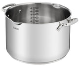 Tefal DUETTO+ G7196455 sovsegryde 10 L Rund Rustfrit stål
