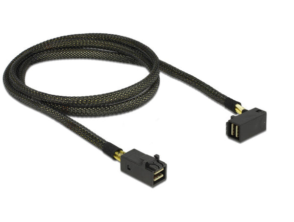 DeLOCK 83643 Serial Attached SCSI (SAS)-kabel 1 m Sort