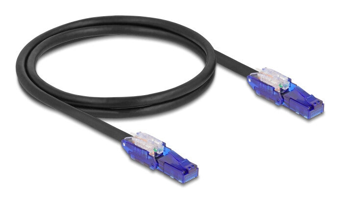 DeLOCK 80926 netværkskabel Sort, Violet 1 m Cat6 U/UTP (UTP)