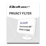 Qoltec 51060 antirefleks skærm 61 cm (24") Monitor