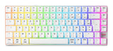 CHERRY XTRFY K33 Compact Wireless tastatur Spil USB + RF Wireless + Bluetooth AZERTY Fransk Hvid