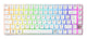CHERRY XTRFY K33 Compact Wireless tastatur Spil USB + RF Wireless + Bluetooth AZERTY Fransk Hvid