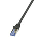 LogiLink PrimeLine Cat.7 S/FTP 0.25m netværkskabel Sort 0,25 m Cat7 S/FTP (S-STP)