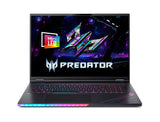 Acer Predator PH18-I71-9939 Intel Core Ultra 9 290HX Plus Laptop 45,7 cm (18") WQUXGA 32 GB DDR5-SDRAM 1 TB SSD NVIDIA GeForce RTX 5090 Wi-Fi 7 (802.11be) Windows 11 Home Sort