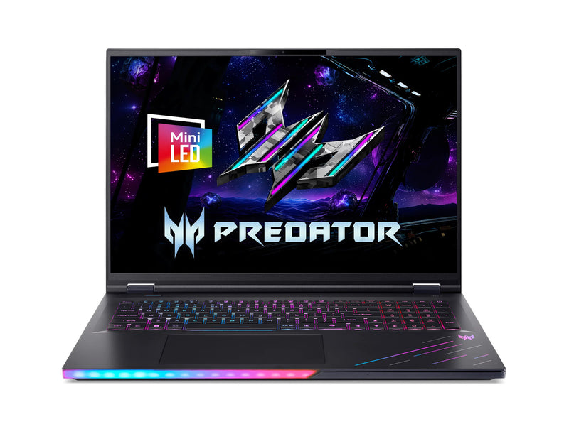 Acer Predator PH18-I71-9939 Intel Core Ultra 9 290HX Plus Laptop 45,7 cm (18") WQUXGA 32 GB DDR5-SDRAM 1 TB SSD NVIDIA GeForce RTX 5090 Wi-Fi 7 (802.11be) Windows 11 Home Sort