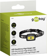 Goobay 58391 lommelygte Sort, Rød, Hvid Hovedbånd lommelygte LED