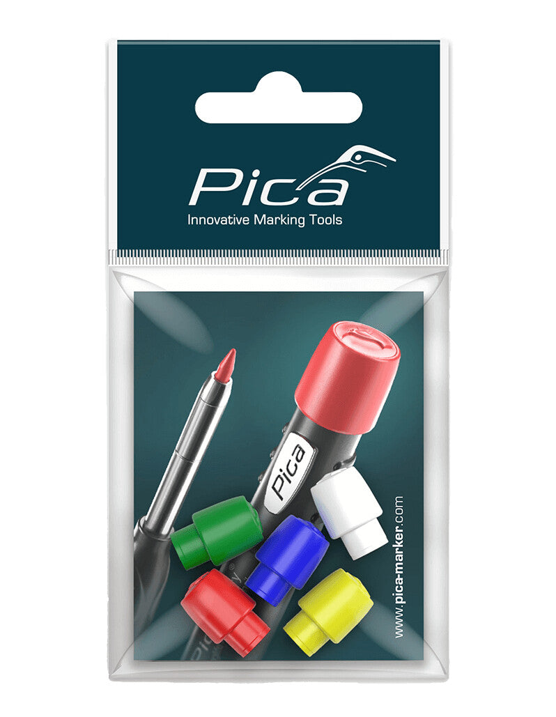 Pica-Marker 55801 blyantgreb Hvid, Gul, Rød, Blå, Grøn