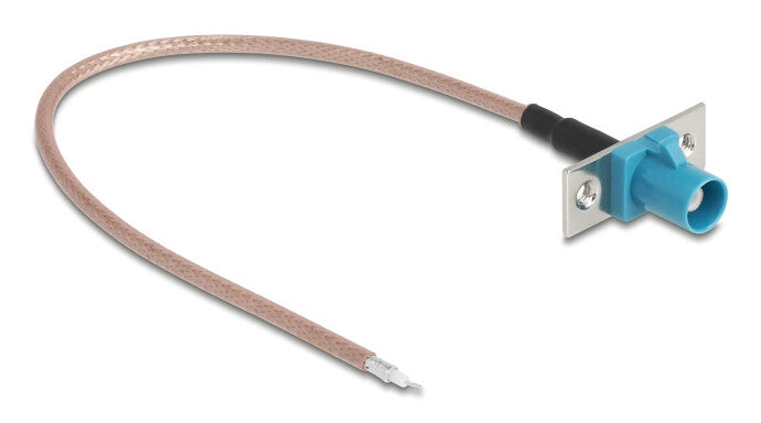 DeLOCK 90726 koaxial kabel RG-316/U 0,2 m FAKRA Z Nej Blå, Brun