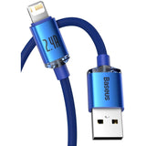 Baseus CAJY000003 Lightning kabel 1,2 m Blå