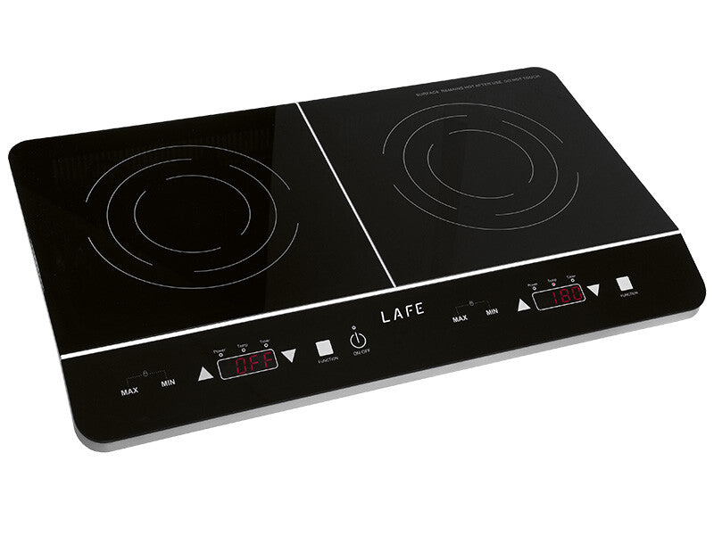 Lafe LAFKUC46380 kogeplade Sort Bordplade 2 zone(s)