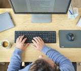 Trust Ody II tastatur Mus inkluderet Kontor RF trådløst QWERTZ Tysk Sort
