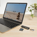 PNY R-TC-UA-3N1E01-RB kortlæser USB 3.2 Gen 1 (3.1 Gen 1) Type-C Metallic