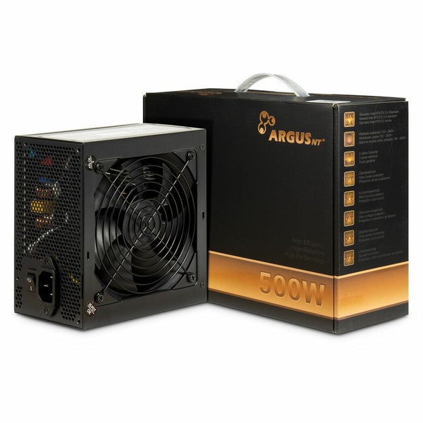 Inter-Tech ArgusNT BPS-500 enhed til strømforsyning 500 W 20+4 pin ATX ATX Sort