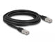 DeLOCK 80128 netværkskabel Sort 3 m Cat6a S/FTP (S-STP)