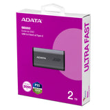 ADATA SE880 2 TB USB Type-C USB 3.2 Gen 2x2 Grå