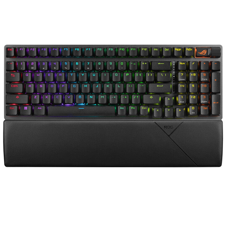 ASUS ROG Strix Scope II 96 Wireless tastatur Spil USB + RF Wireless + Bluetooth AZERTY Fransk Sort
