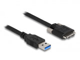 DeLOCK 87798 USB-kabel USB 3.2 Gen 1 (3.1 Gen 1) 0,5 m USB A Micro-USB B 5 Gbit/sek. Sort