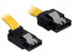 DeLOCK 0.3m SATA M/M SATA-kabel 0,3 m Gul