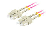 Lanberg FO-SUSU-MD41-0010-VT InfiniBand og fiberoptisk kabel 1 m SC Violet