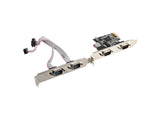 Lanberg PCE-DB9-004 interface-kort/adapter Intern PCIe