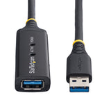 StarTech.com USB3AAEXT5M USB-kabel USB 3.2 Gen 1 (3.1 Gen 1) 5 m USB A Sort