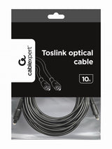 Gembird Toslink, 10m lydkabel Sort