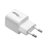 Akyga AK-CH-22 USB-Ladegerät 25 W Ausgangsstrom max. 3 A USB-C Universel, Tablet, Telefon, SmartWatch, Mobiltelefon Hvid Vekselstrøm Hurtig opladning Automatisk