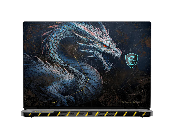 MSI Titan 18 HX Dragon Edition Draco Epic A2WJ-1218DE Intel Core Ultra 9 290HX Plus Laptop 45,7 cm (18") UHD+ 96 GB DDR5-SDRAM 4 TB SSD NVIDIA GeForce RTX 5090 Laptop GPU Wi-Fi 7 (802.11be) Windows 11 Home Sort Tysk