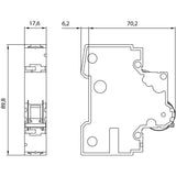 Siemens 5SY41166 kredsløbsafbryder Miniature strømafbryder Type B 1