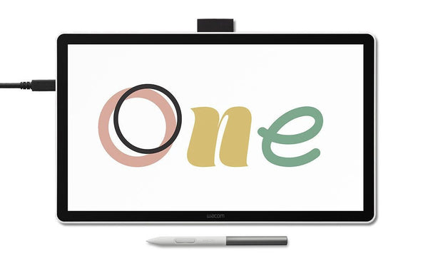 Wacom One 14 tegneplade Sort, Hvid 2540 lpi 309 x 174 mm USB