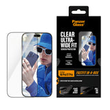 PanzerGlass ® Skærmbeskyttelse iPhone 18 Pro | 17 Pro | Ultra-Wide Fit m. FASTFIT IN-A-BOX