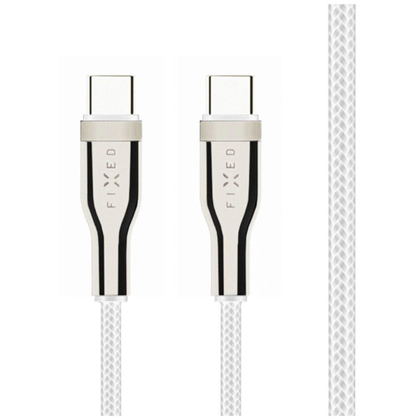 FIXED FIXDB-CC12-WH USB-kabel USB 2.0 1,2 m USB C 4,8 Gbit/sek. 100 W Hvid