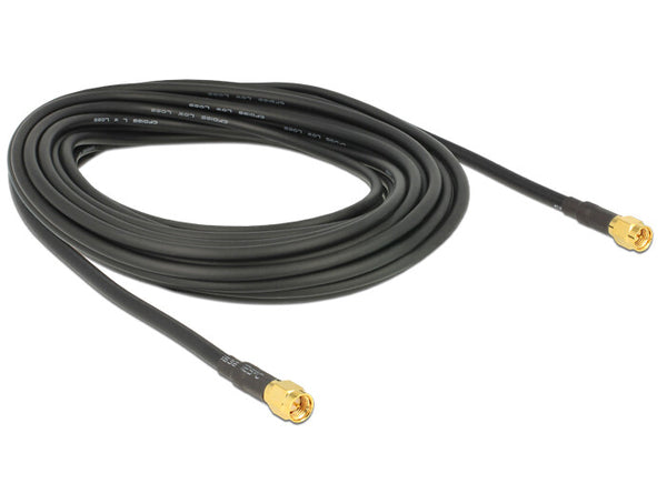 DeLOCK 88893 koaxial kabel LMR195 10 m SMA Sort
