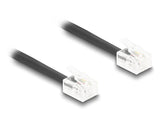 DeLOCK 90224 telefonkabel 3 m Sort