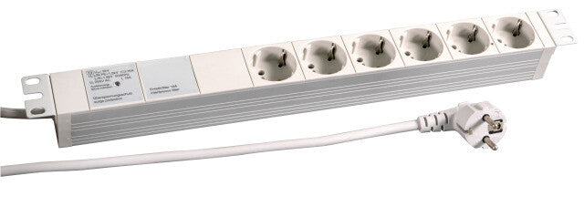 EFB Elektronik 691689K stikdåse 2 m 6 AC stikkontakt(er) Indendørs Grå