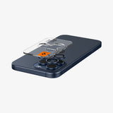 Spigen Optik Pro EZ Fit Beskyttelse af kameralinsen Apple 2 stk