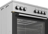 Beko FBE62130GXDN komfur og ovn Fritstående komfur Elektrisk Gaskomfur Sort
