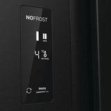 Gorenje NRR9185EABXLWD side-by-side køle-fryseskab Fritstående 547 L Sort, Rustfrit stål