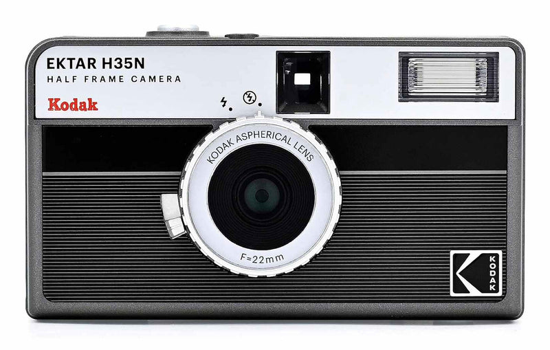 Kodak Ektar H35N Kompakt filmkamera 35 mm Sort, Sølv