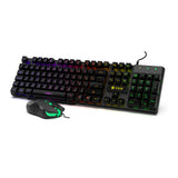 Inca IKG-448 tastatur Mus inkluderet Spil USB Sort
