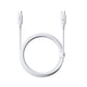 Baseus P10377704213-00 USB-kabel USB 3.2 Gen 1 (3.1 Gen 1) 1 m USB C 0,48 Gbit/sek. 100 W Hvid