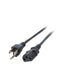 EFB Elektronik USA/NEMA 5-15P - C13 1.8m Sort 1,8 m C13 forbinder