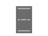 Multibrackets 3694 skærmbeslag til skiltning 139,7 cm (55") Sort