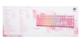 Deltaco Gaming PK75 RGB-tastatur, 105 taster, tysk layout, membrankontakt, USB