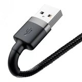 Baseus CALKLF-AG1 Lightning kabel 0,5 m Grå, Sort