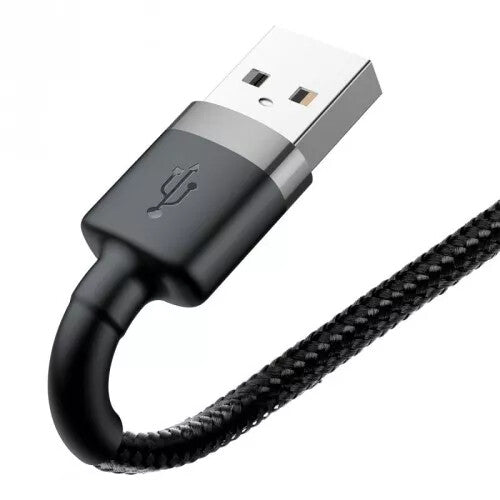 Baseus CALKLF-AG1 Lightning kabel 0,5 m Grå, Sort
