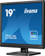 iiyama ProLite E1980S-B1 computerskærm 48,3 cm (19") 1280 x 1024 pixel VGA LED Sort